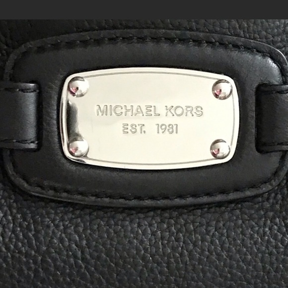 Michael Kors Black Hamilton EW Tote - Picture 7 of 8